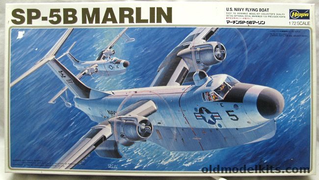 Hasegawa 1/72 Martin SP-5B Marlin - US Navy VP-40 / VP-45 and French Navy, K9 plastic model kit